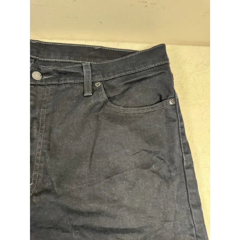 Levi’s 514 Straight Fit Black Jeans Men’s 40x30 Stretch Denim Pants